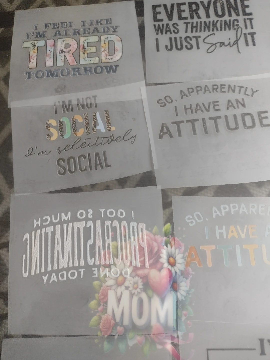 Heat Transfer Vinyl Decals - Assorted Designs - photo 5