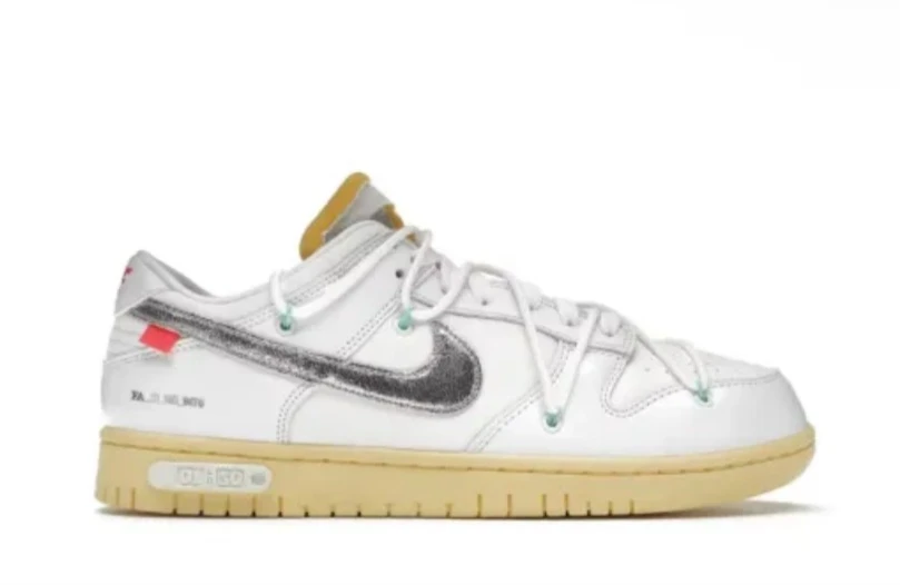 Nike Dunk Low Off-White Sneakers (1of1s) - photo 4
