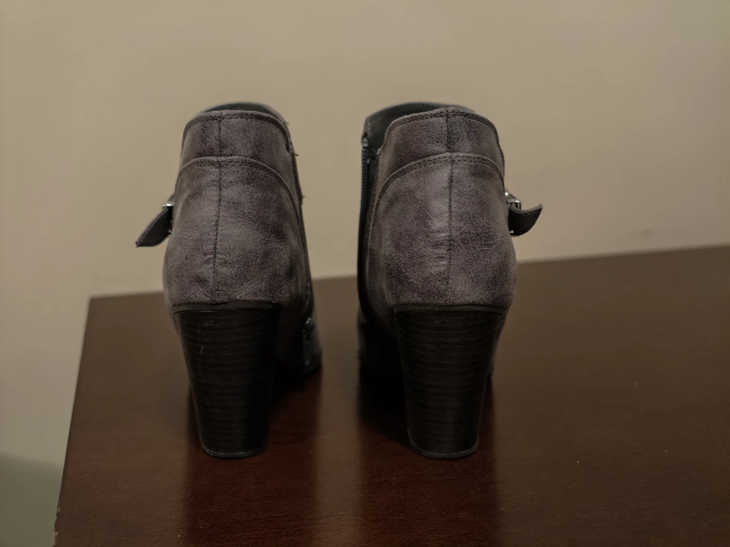 Fergalicious Grey Suede Ankle Boots Size 8 US - photo 2