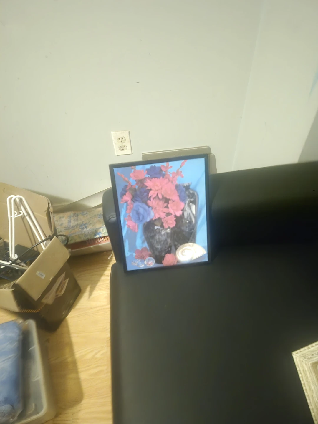 Framed Flower Picture Art