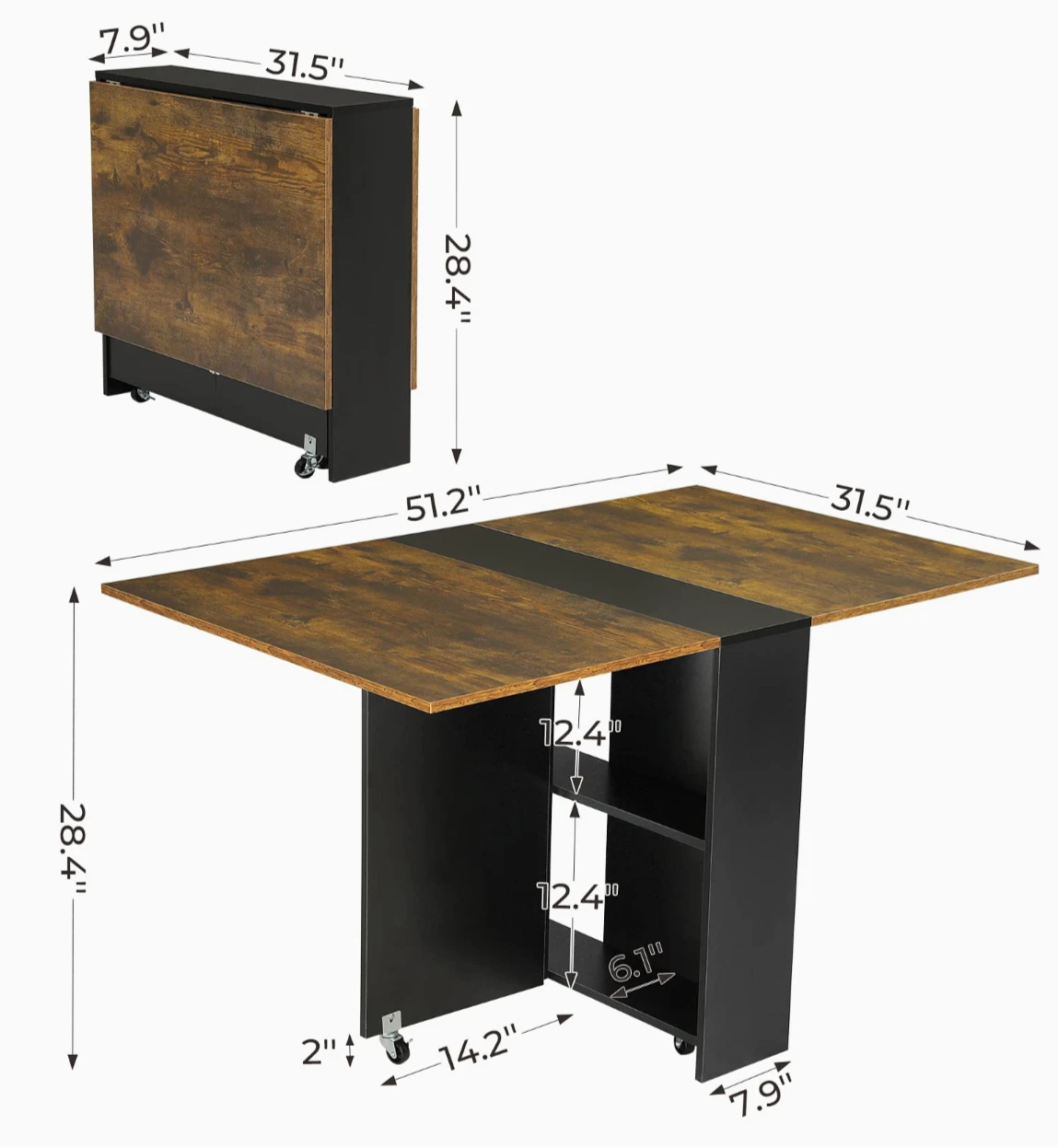 Foldable Dining Table - photo 5