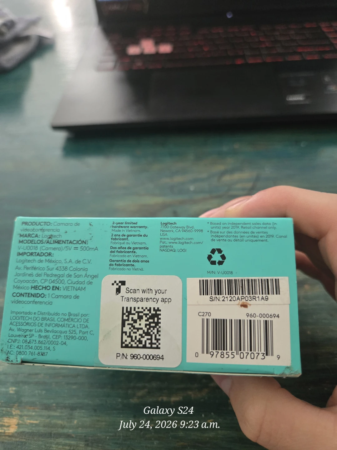 Logitech C270 HD Webcam