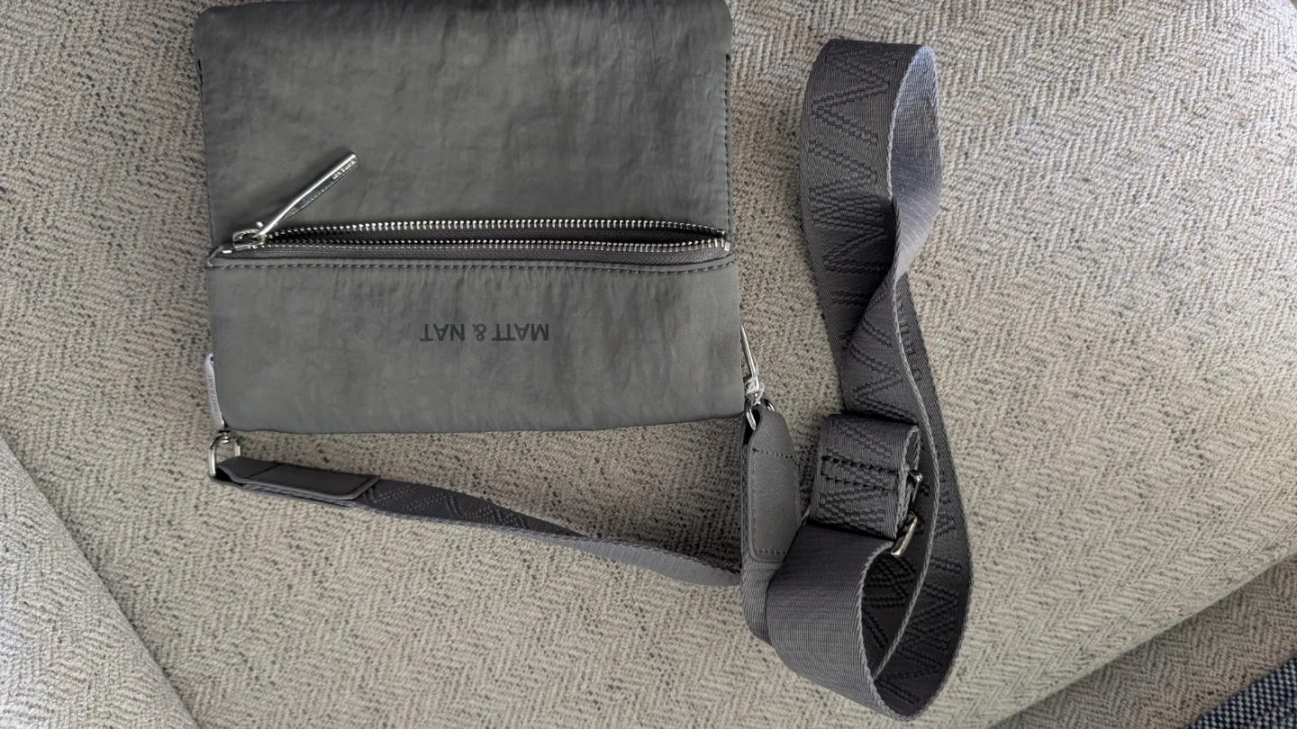 Matt & Nat Grey Crossbody Bag
