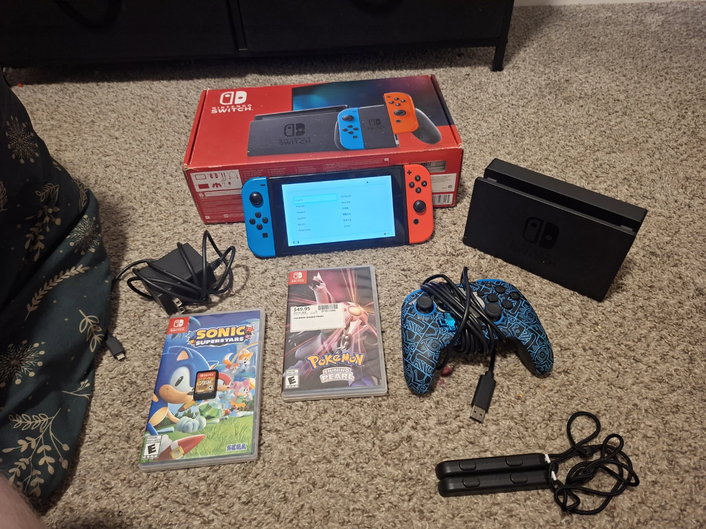 Nintendo Switch Console & Games Bundle