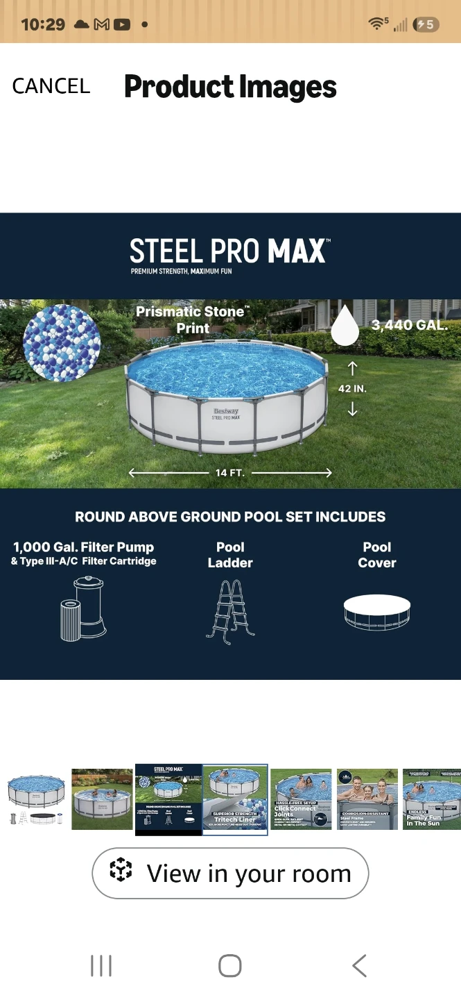 Bestway Steel Pro MAX Above Ground Pool Set 14 ft x 42 in - photo 3