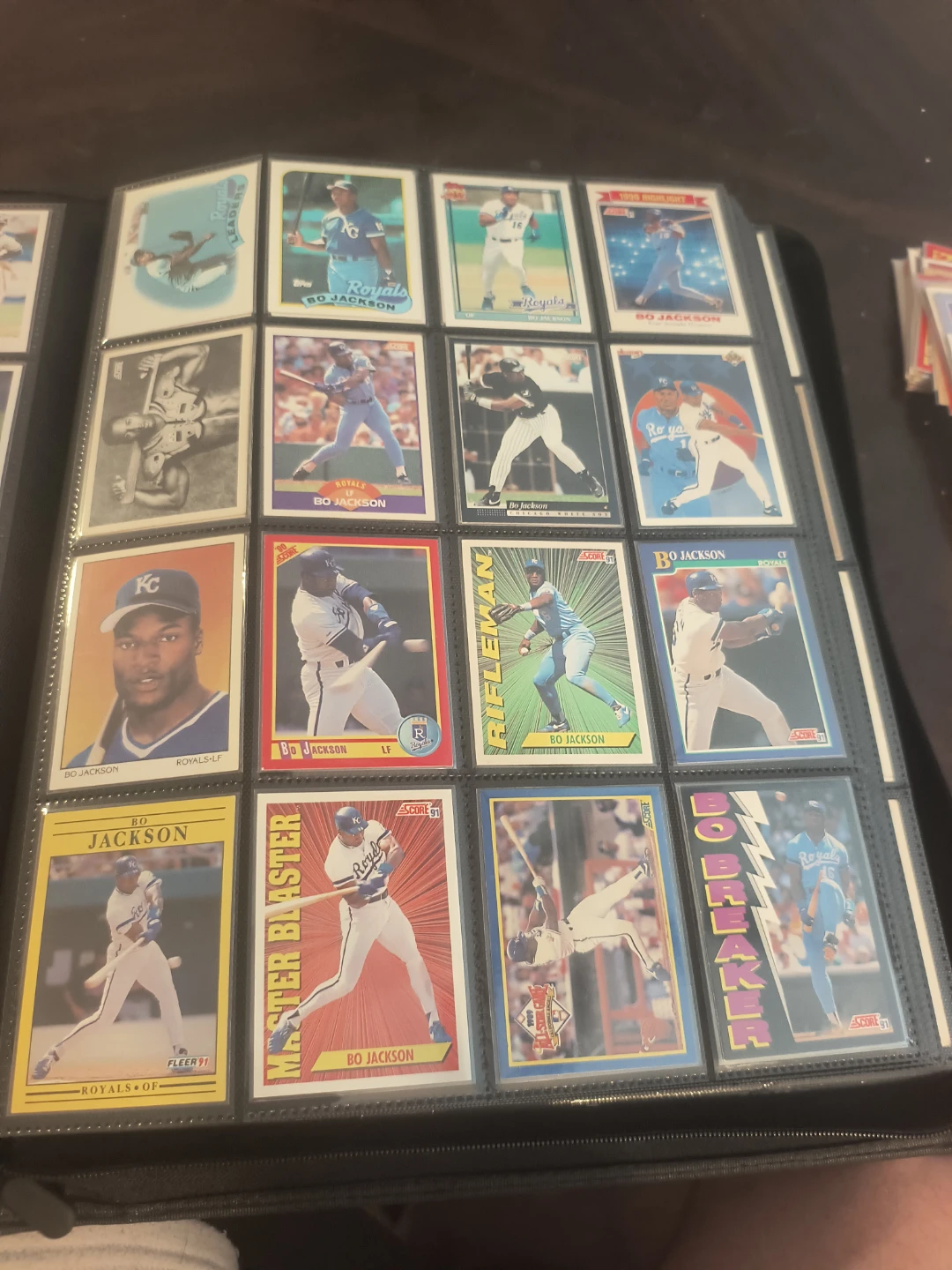 Collection of Deion Sanders and Bo Jackson Baseball Cards - photo 4