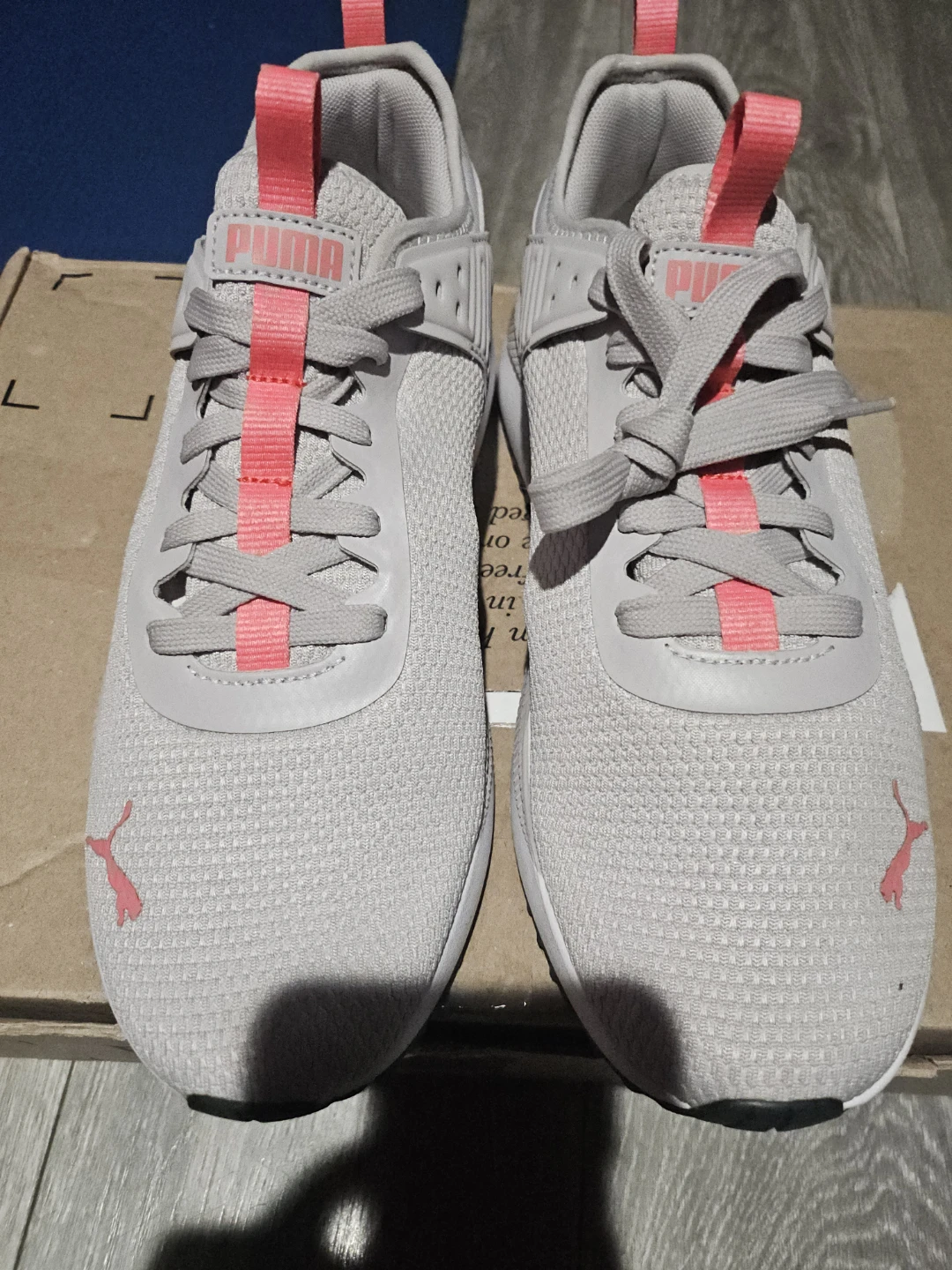 Puma Women's Grey Pink Athletic Shoes - photo 2
