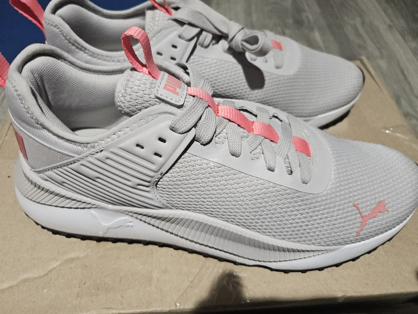 Puma Women's Grey Pink Athletic Shoes - photo 3