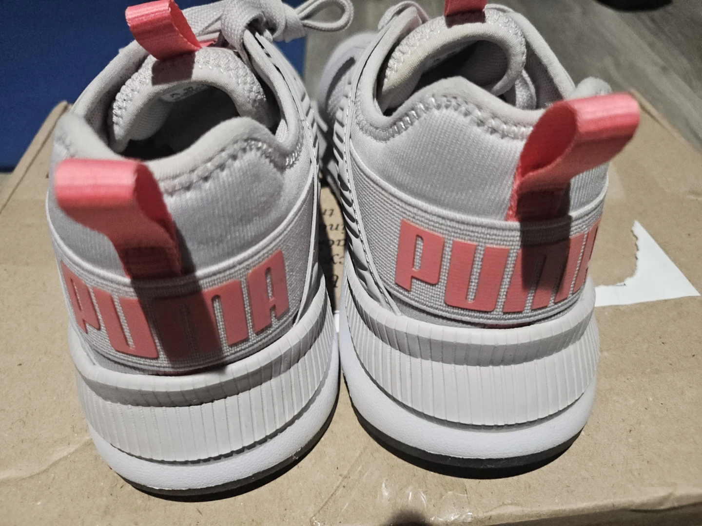 Puma Women's Grey Pink Athletic Shoes - photo 4