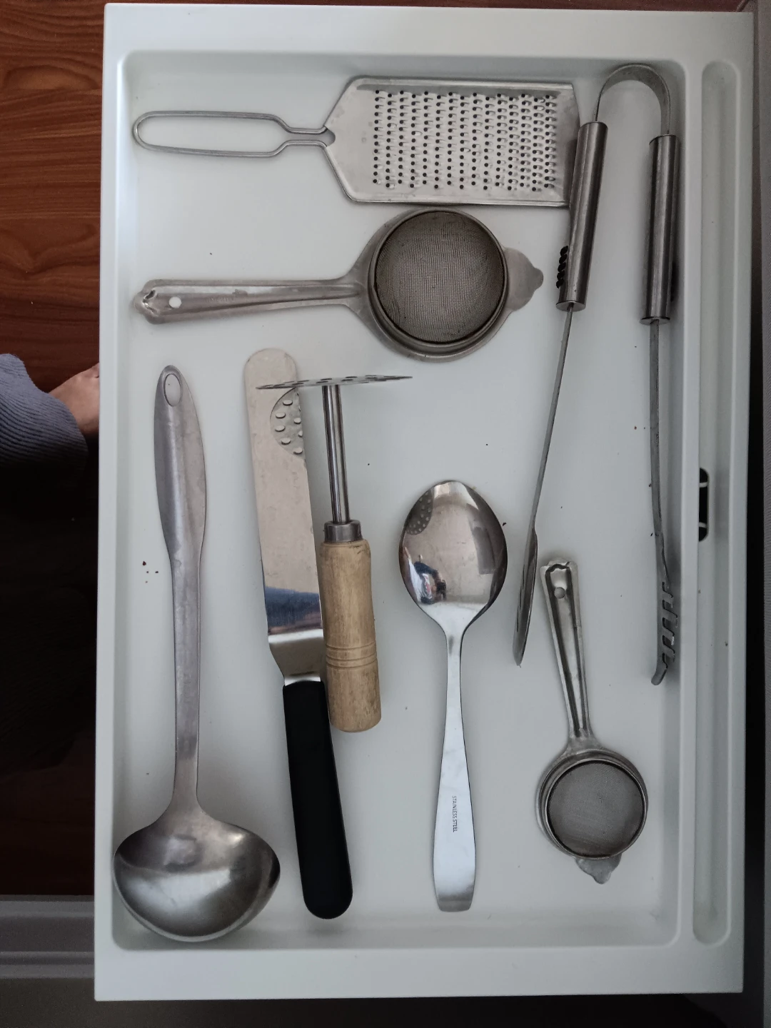 Assorted Stainless Steel Kitchen Utensils