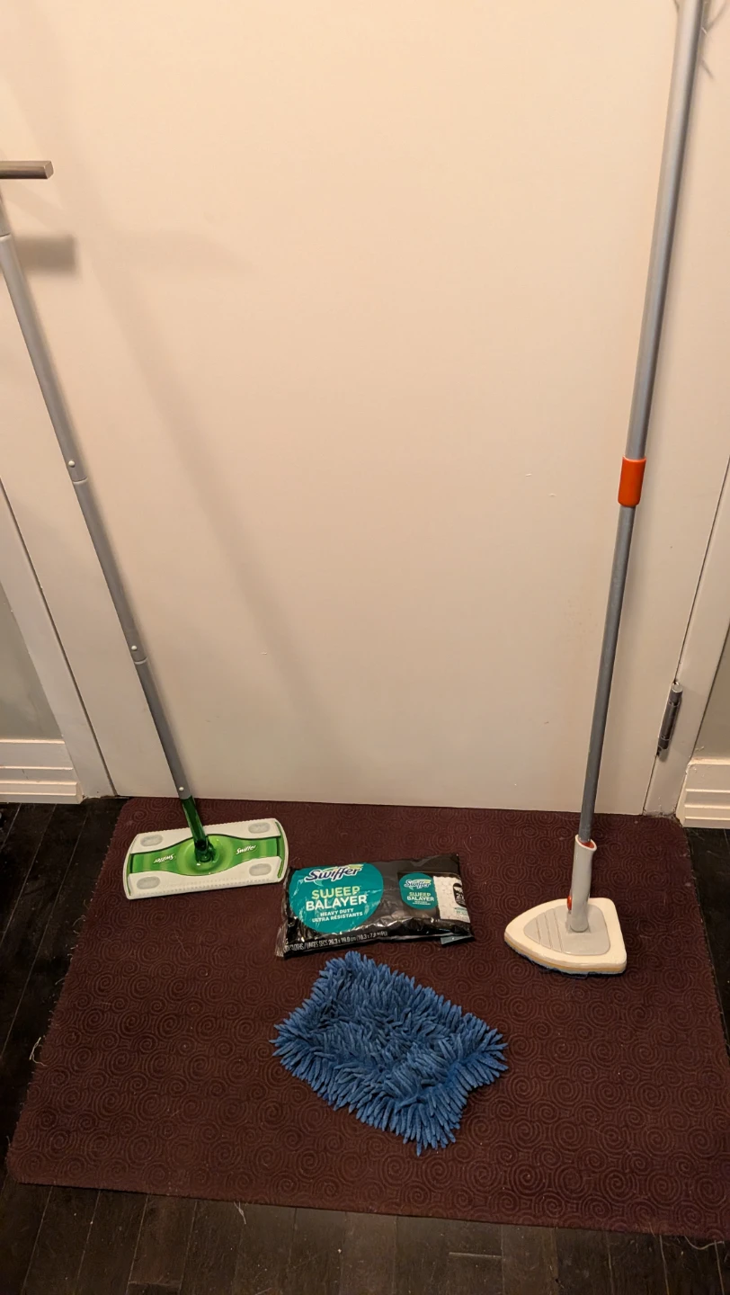 Swiffer Sweep & Mop Deluxe w/ Pad and Scrub Brush