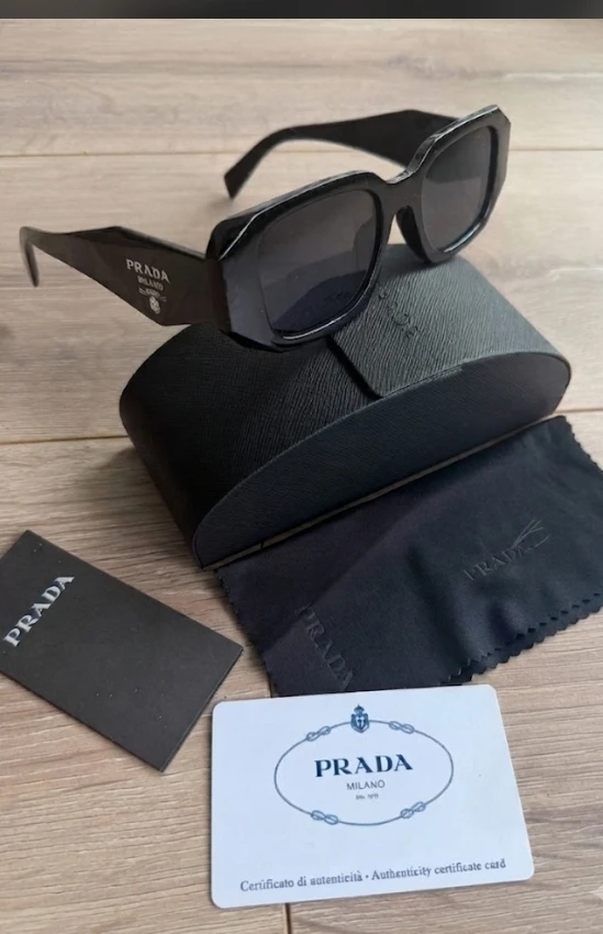 Prada Black Sunglasses with Case (NEW)