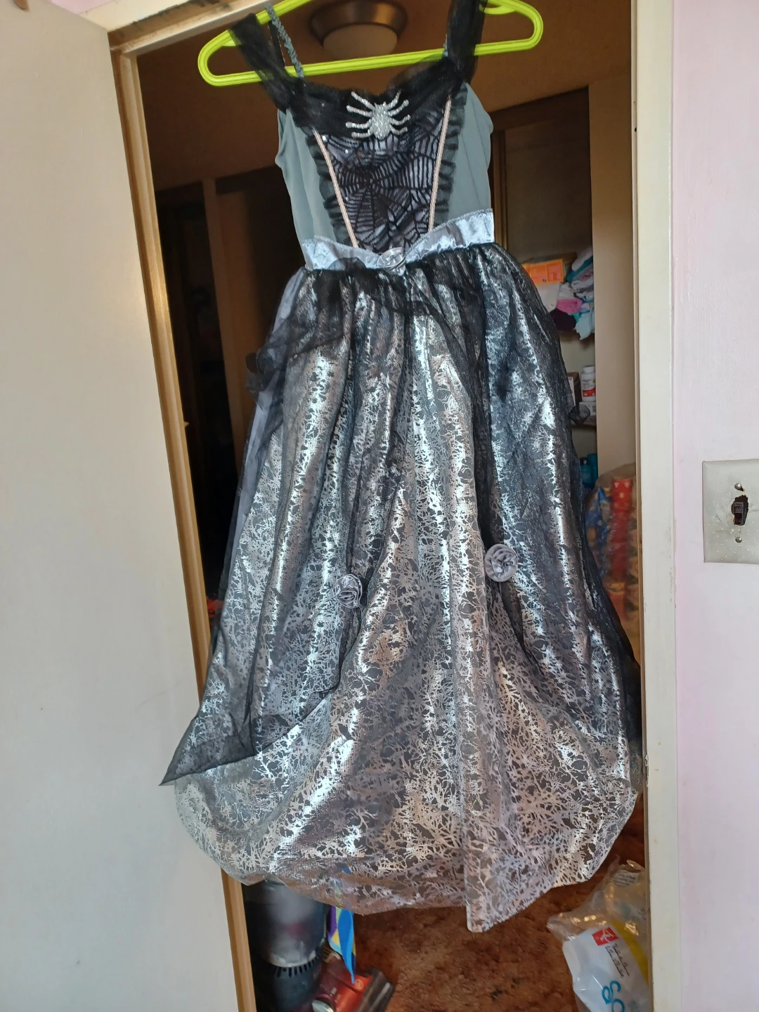 Spiderweb Halloween Costume Dress