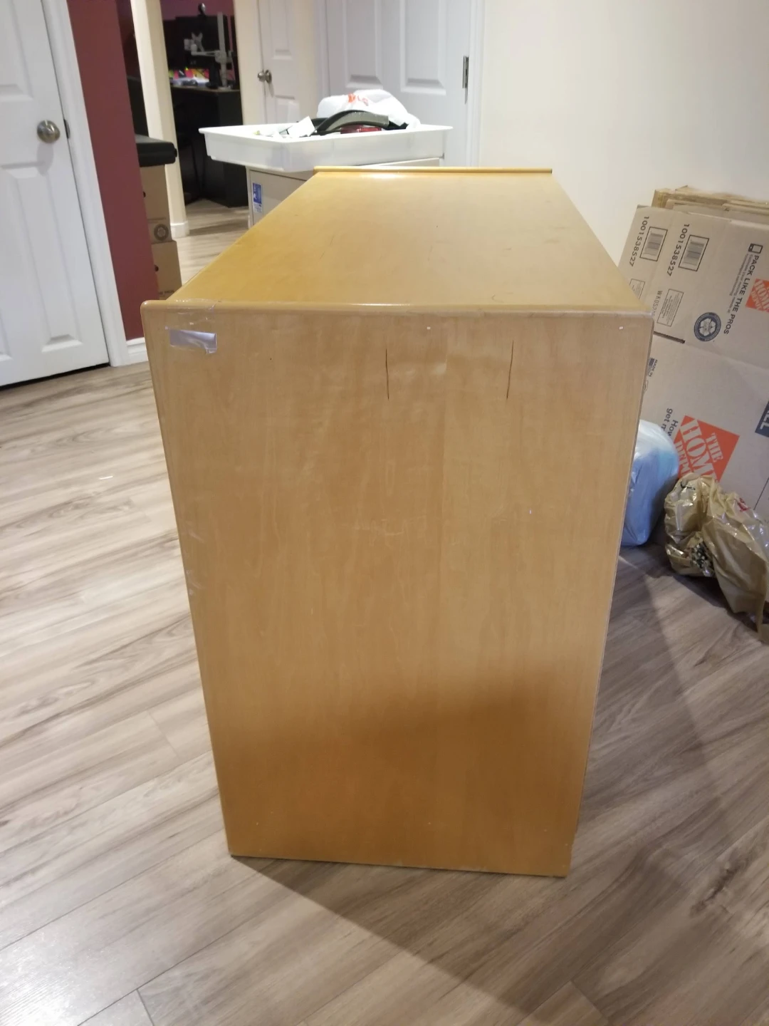 Wooden Dresser with Cabinet - photo 4