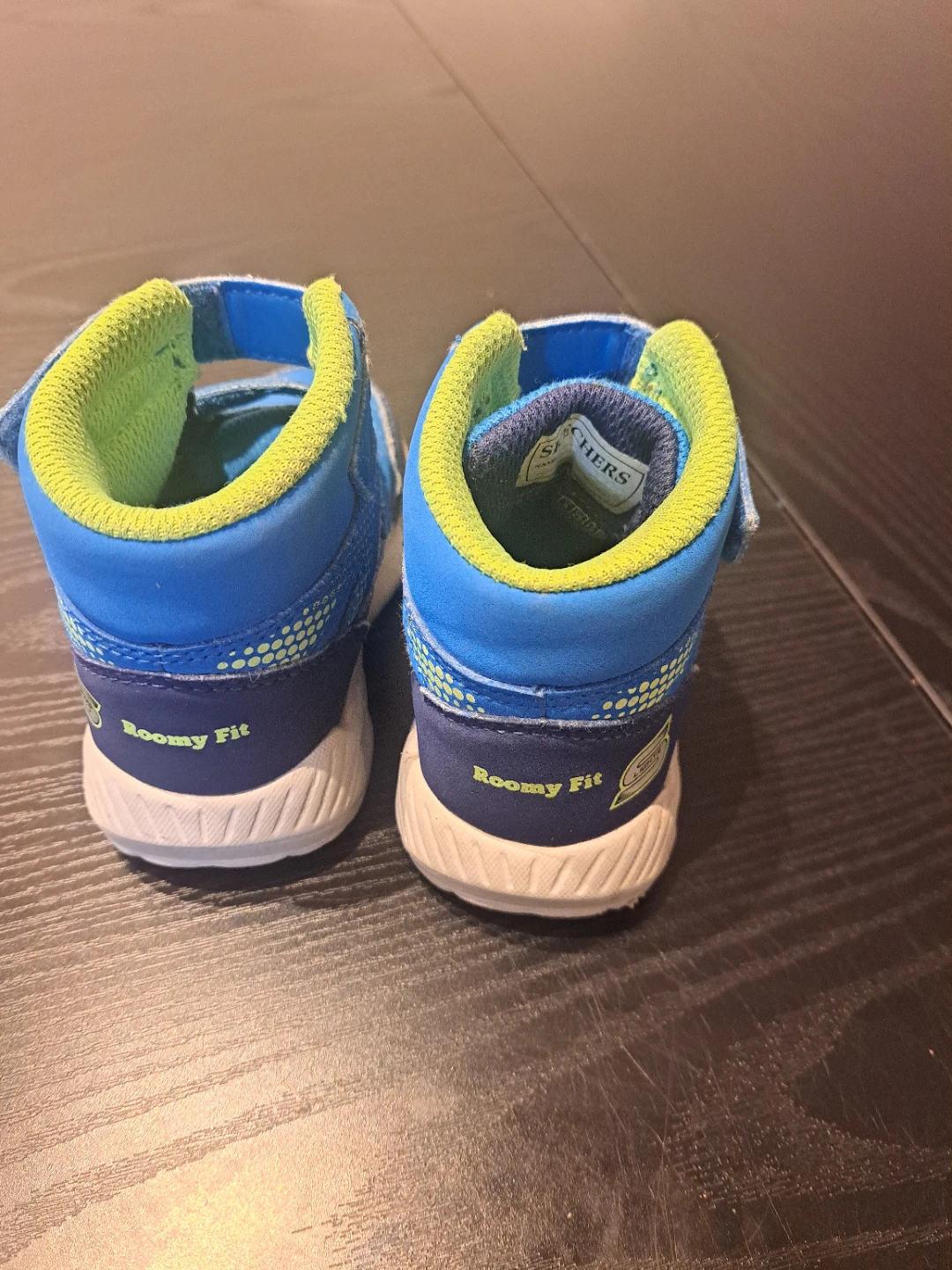 Skechers S-Lights Kids Blue Light-Up Shoes 6C - photo 3