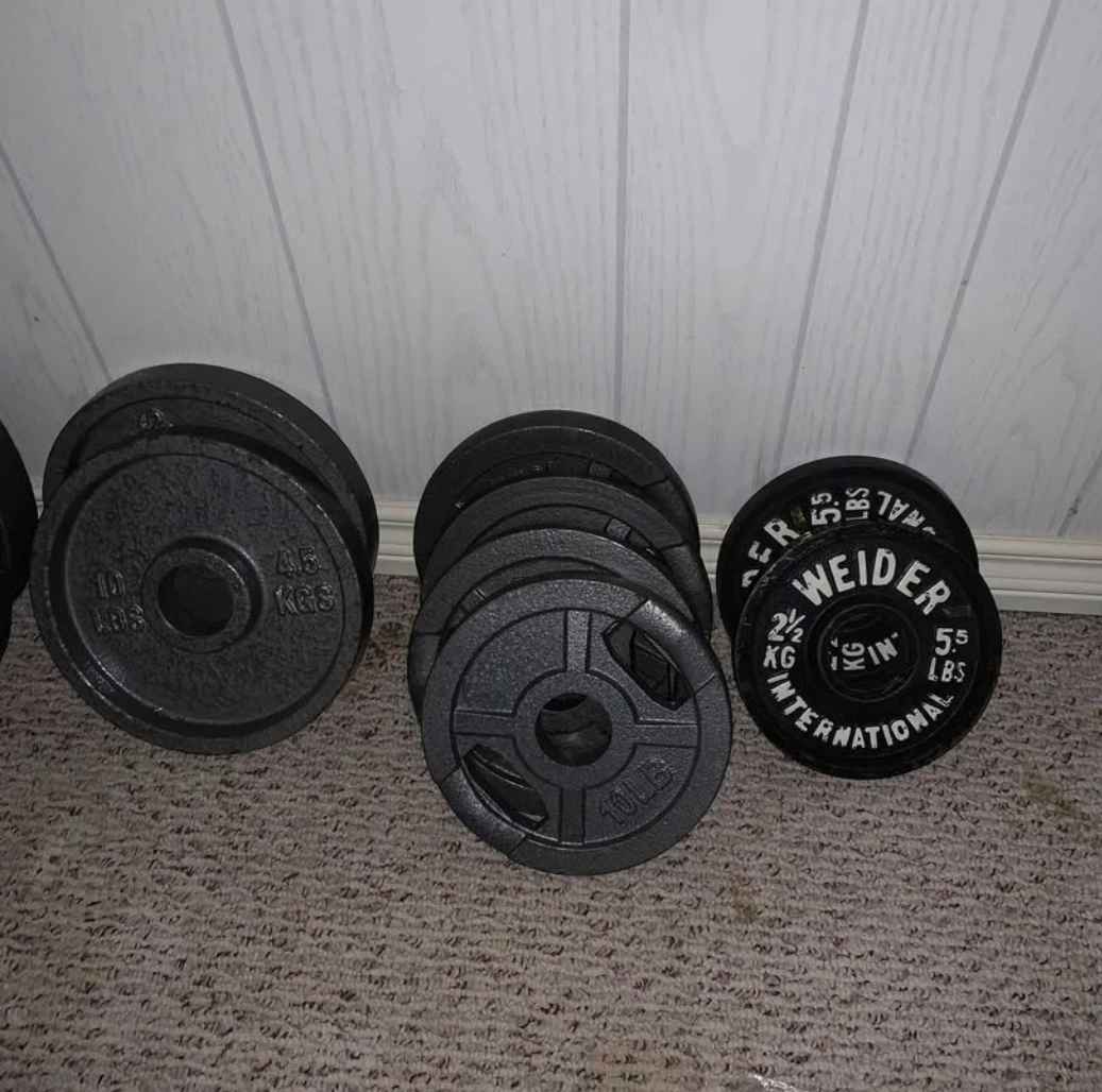 Weight Bench and Weight Plates Set - photo 3