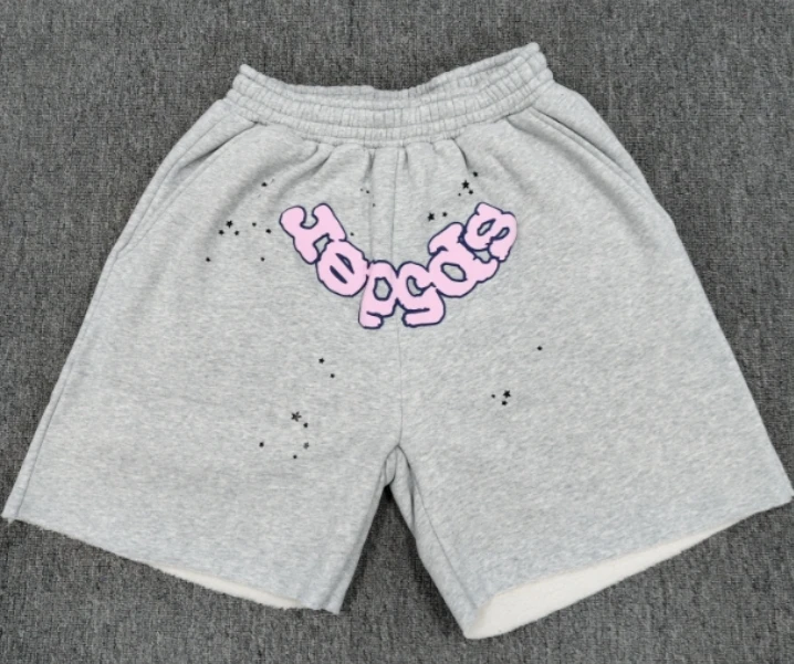 White And Pink Spider Shorts (NEW)