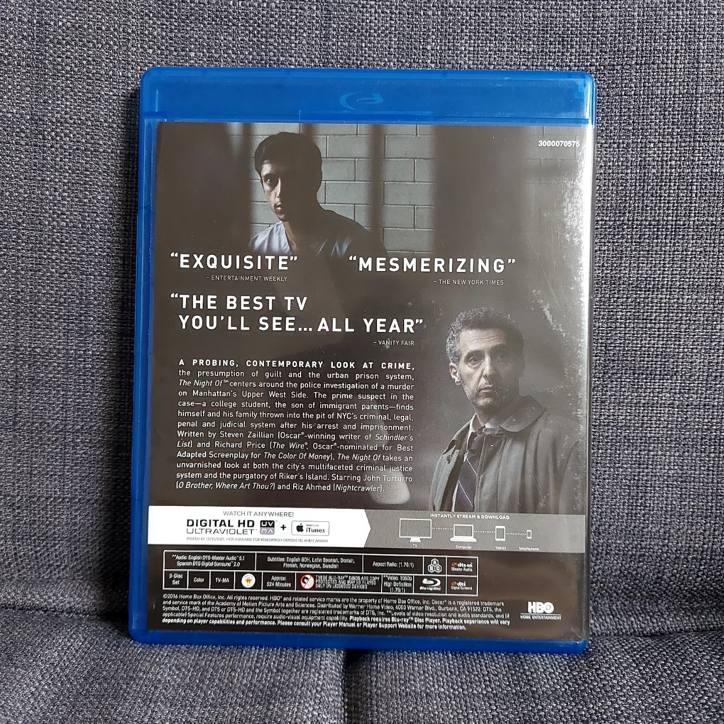 The Night Of HBO Limited Series Blu-ray + Digital HD - photo 2