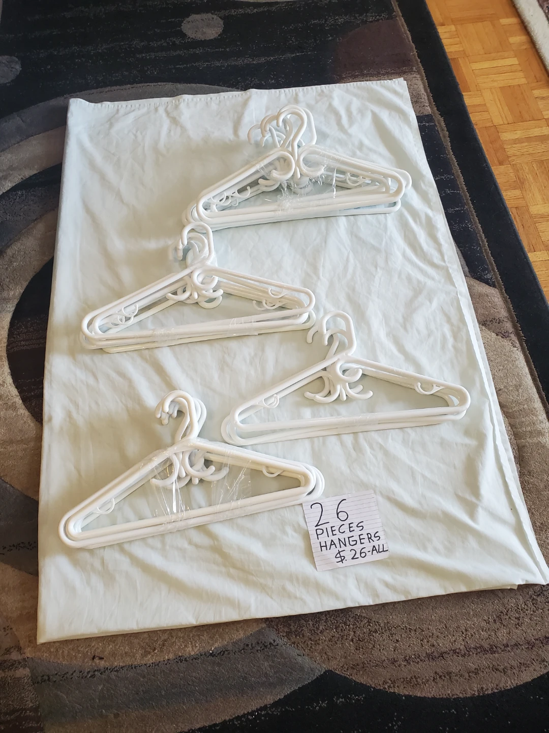 Lot of 66 Plastic Hangers
