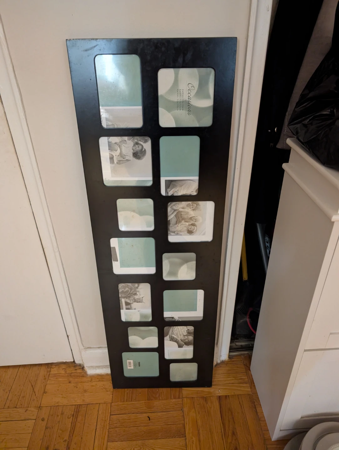 Large Black 12 Photo Collage Frame