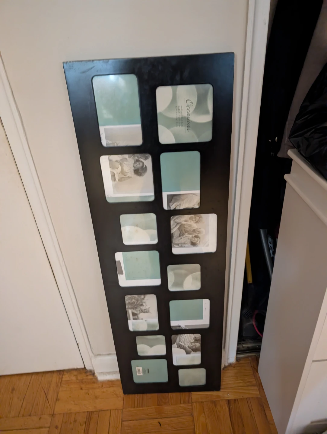 Large Black 12 Photo Collage Frame - photo 2