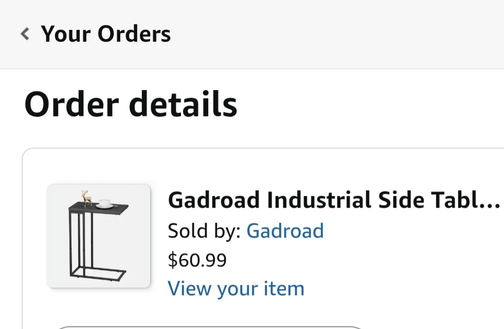 Gadroard Industrial Side Table - photo 2