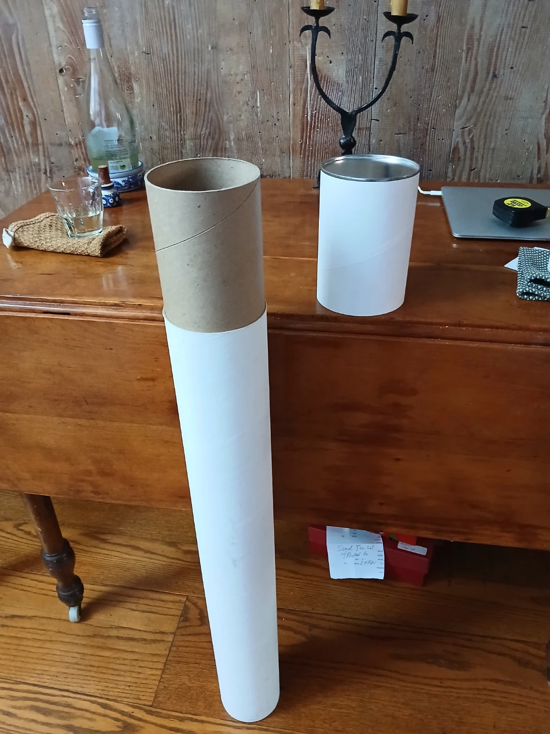 Cardboard tube 37" long