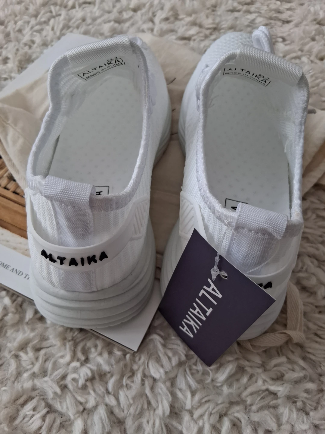 ALTAIKA White Knit Sneakers - photo 3