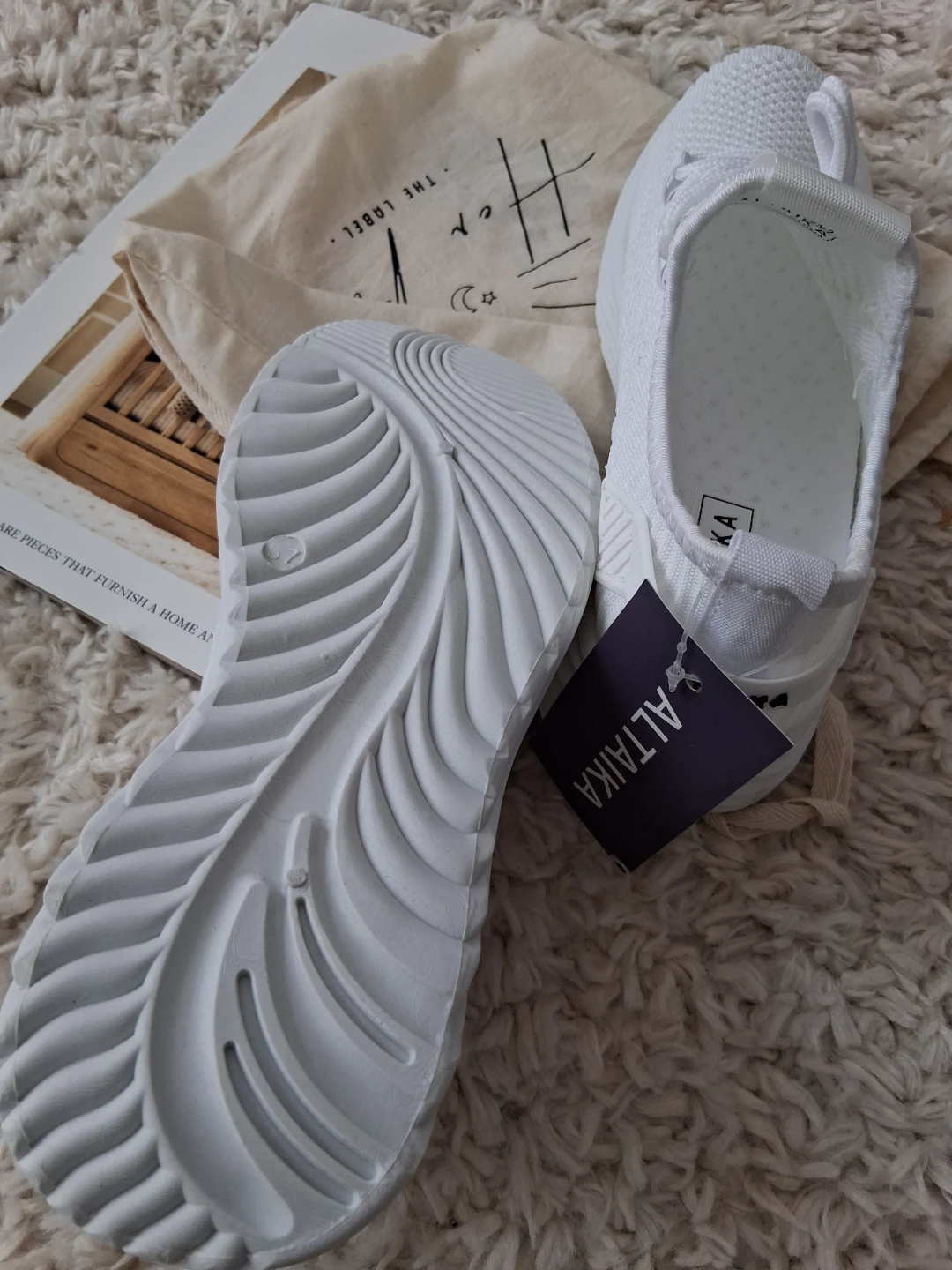 ALTAIKA White Knit Sneakers - photo 4