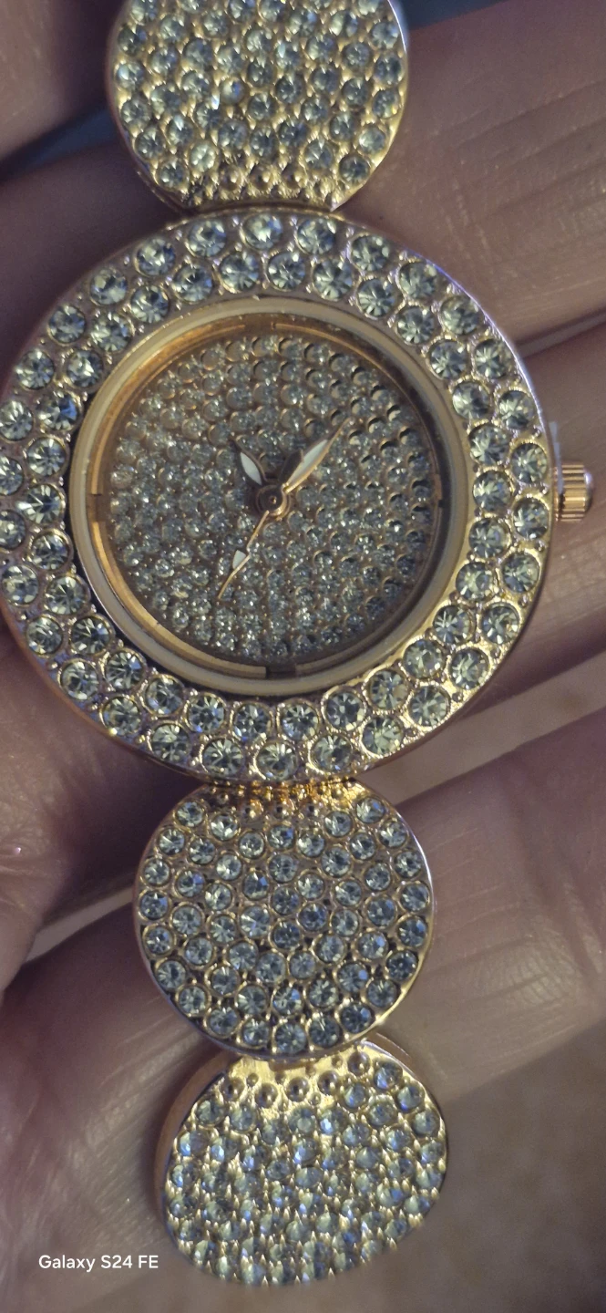 Fashion Nova Crystal Embellished Watch - photo 4