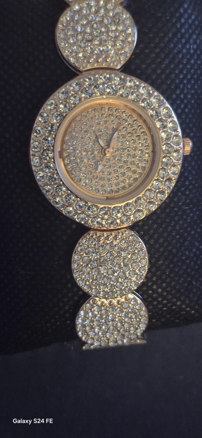 Fashion Nova Crystal Embellished Watch - photo 5
