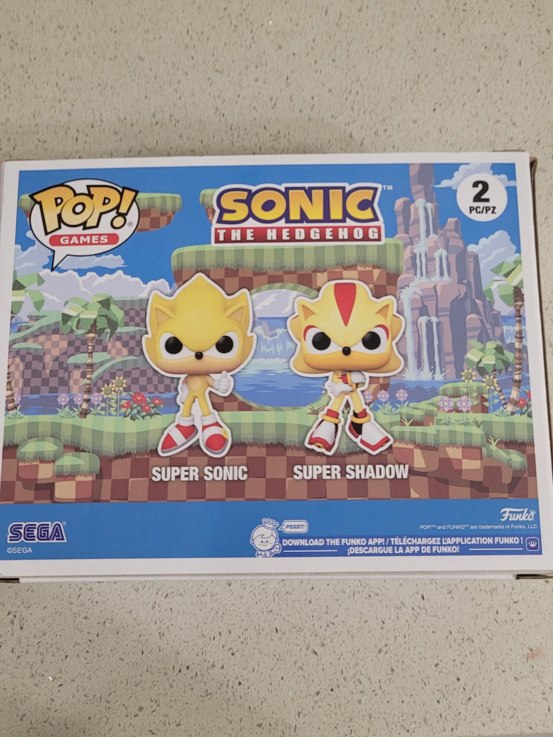 Funko Pop! Games 2-pack featuring Super Sonic and Super Shadow - photo 2
