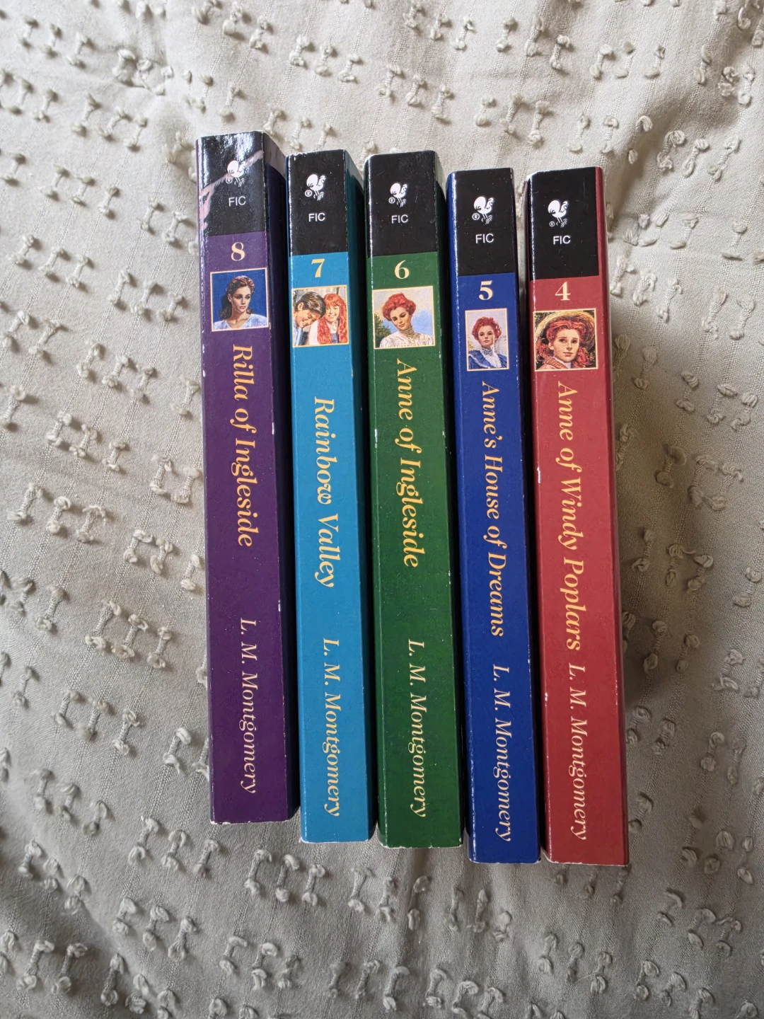 L. M. Montgomery Anne of Green Gables Novels Lot (Books 4-8)