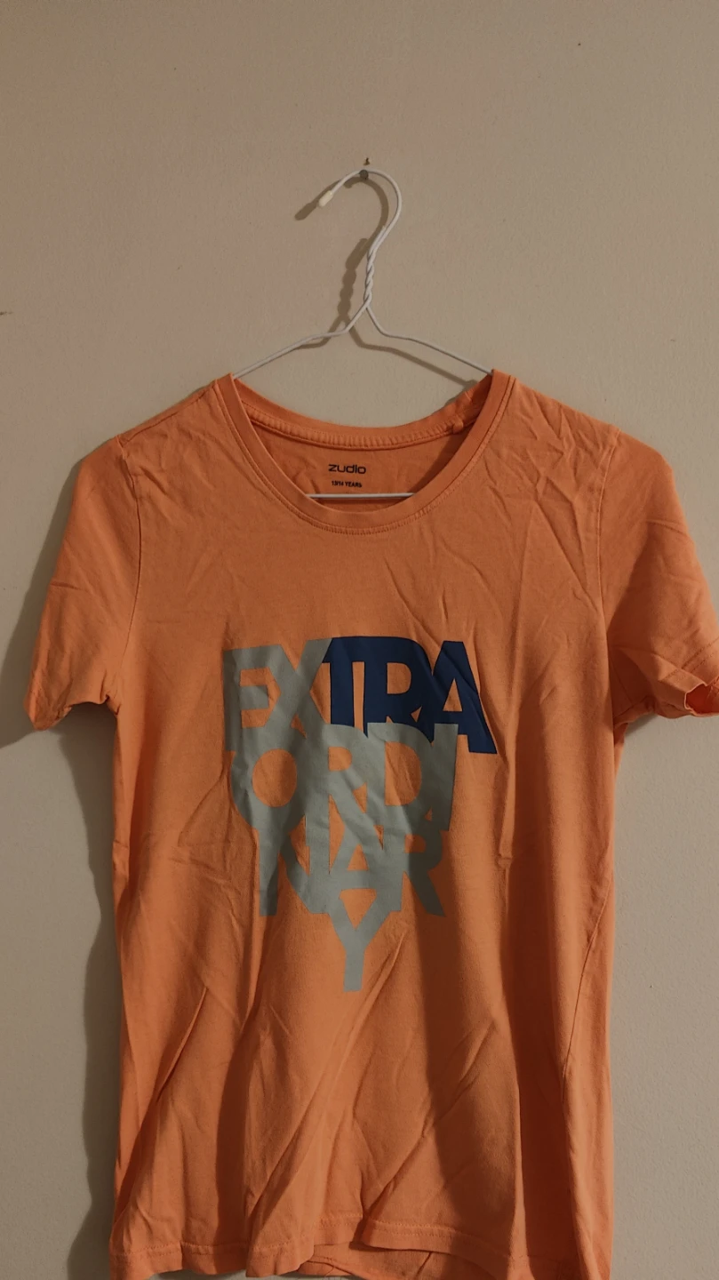 Orange Graphic Tee
