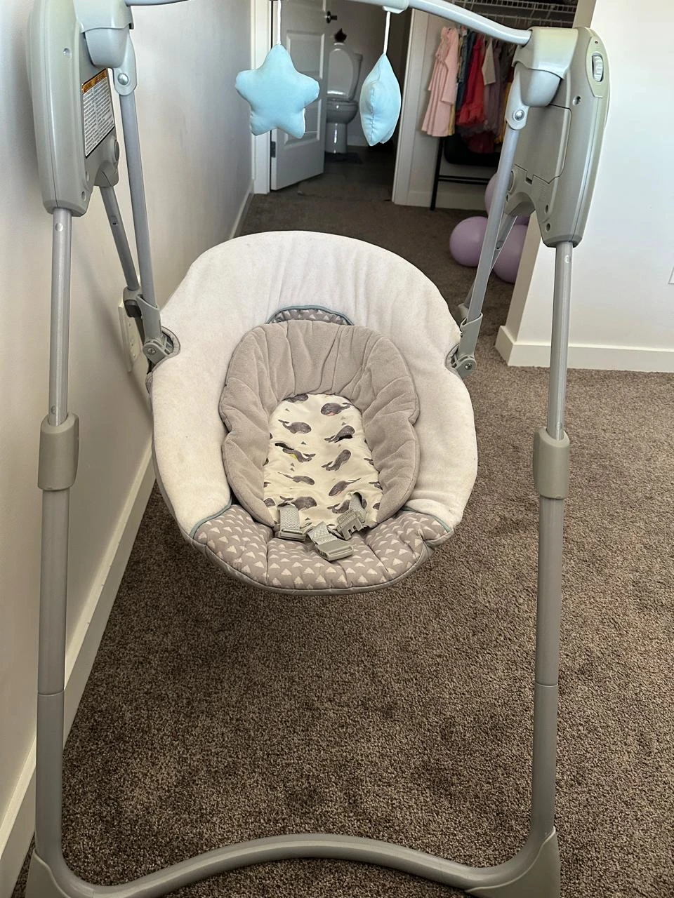 Graco Slim Spaces Compact Baby Swing - photo 3