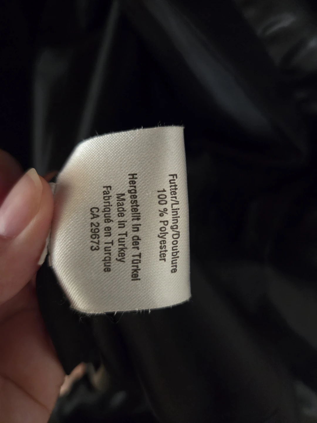 Black Faux Leather Long trench Coat wind breaker - photo 3