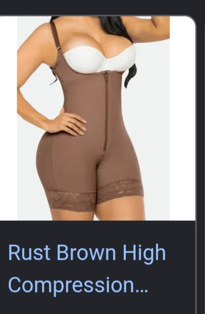 Rust Brown High Compression Bodysuit