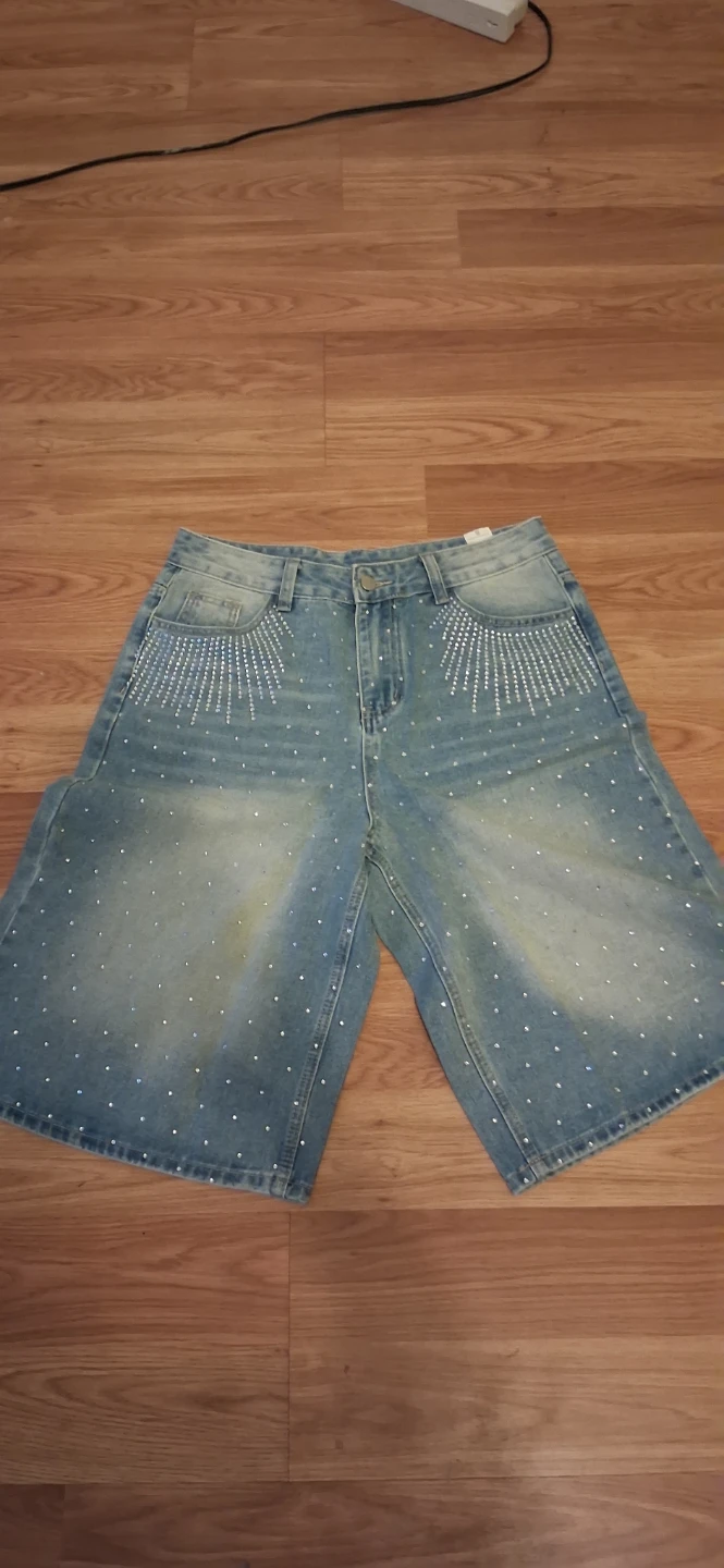 Women's Rhinestone Denim Shorts