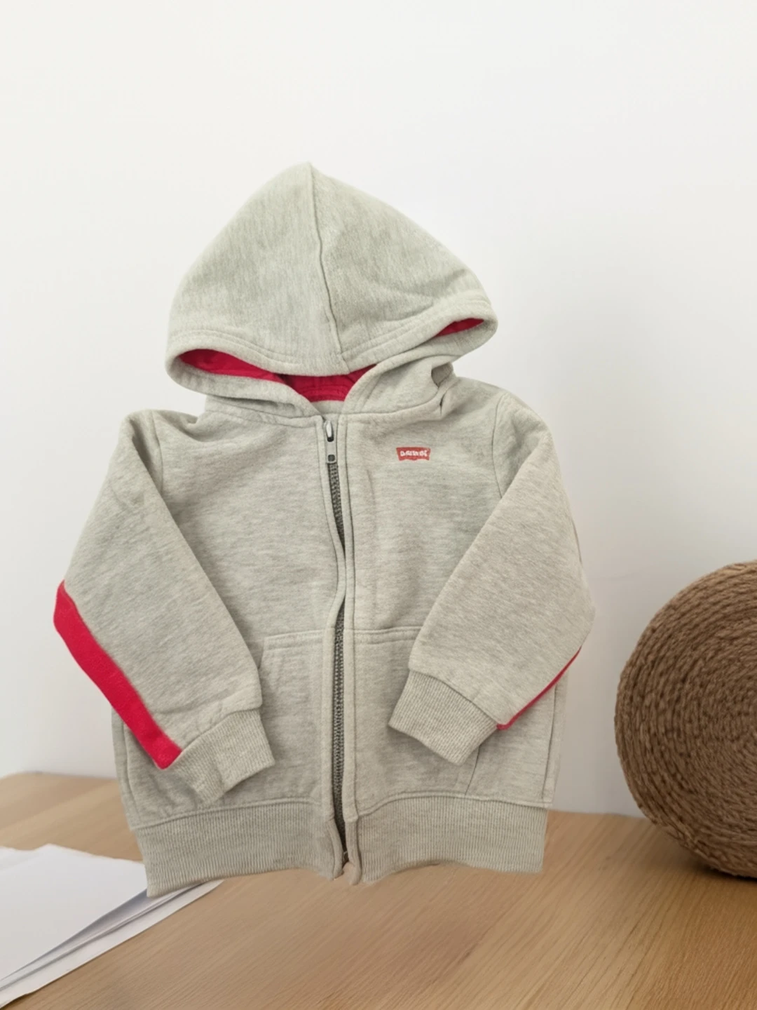 Levi's Kids Hoodie Grey Red
