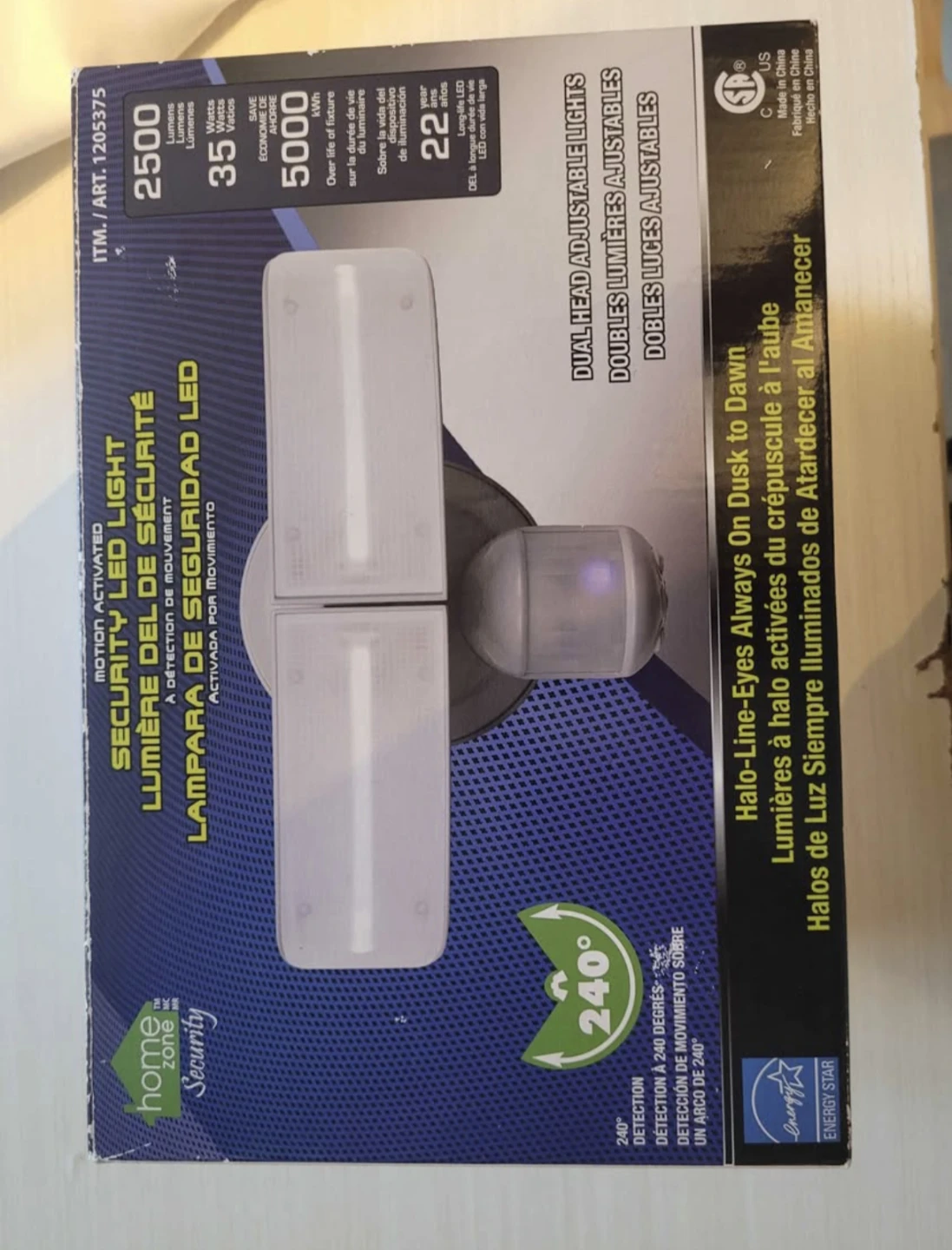 Home Zone Security Motion Activated LED Security Light - photo 2