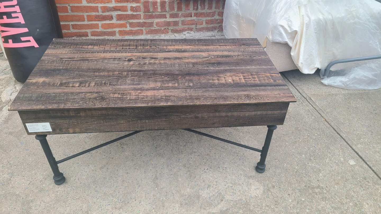 Lift Top Coffee Table with Storage - photo 2