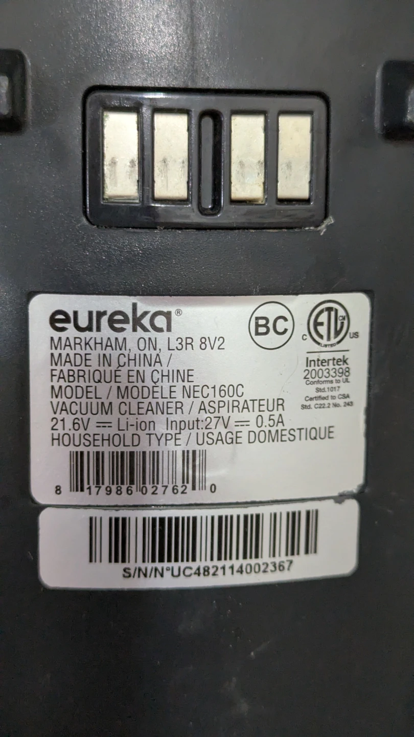 Stick Vacuum Powerful Cordless Eureka 2-in-1 with NEC-160 - photo 5