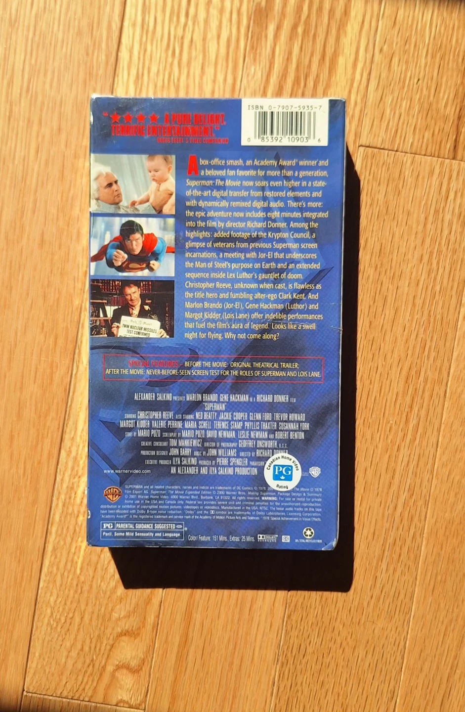Sealed Vintage Superman: The Movie Special Edition VHS - photo 2