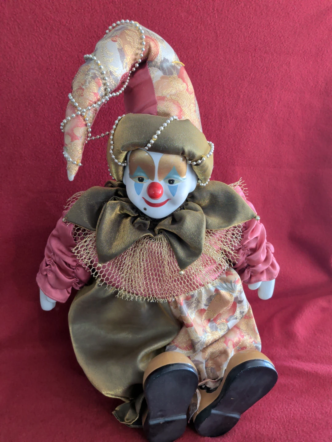 Bette Ball Porcelain Clown Doll