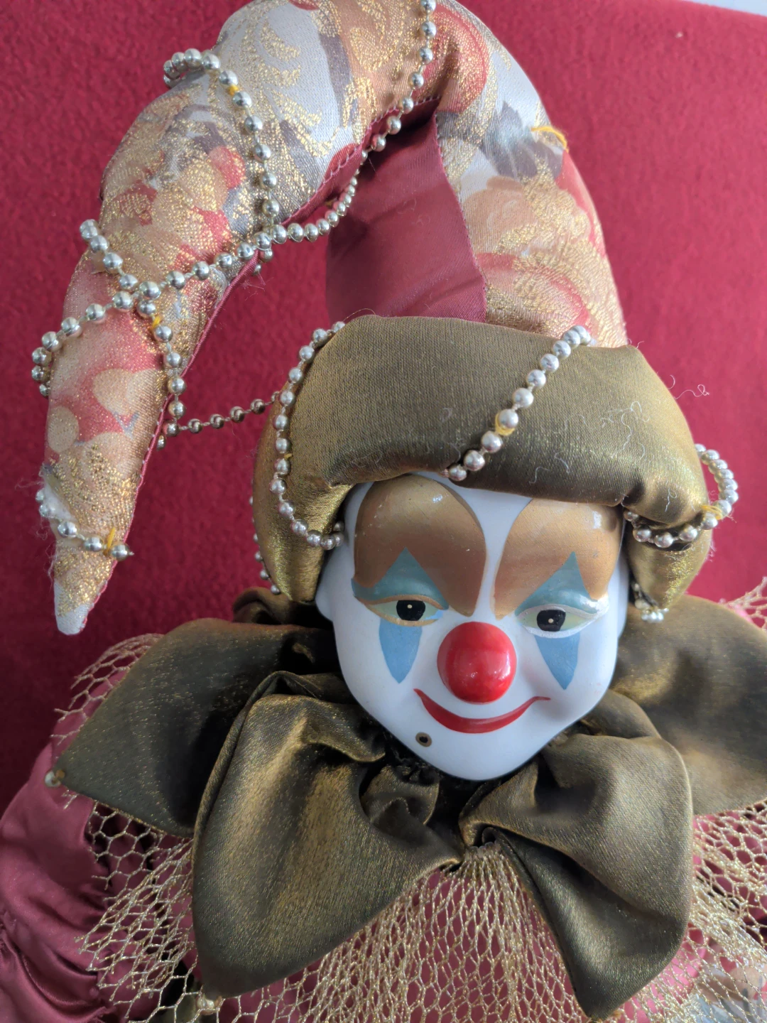 Bette Ball Porcelain Clown Doll - photo 2