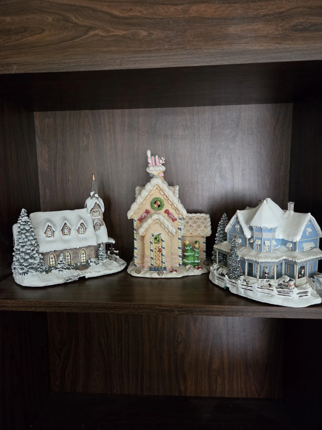 Light-Up Christmas Village Houses