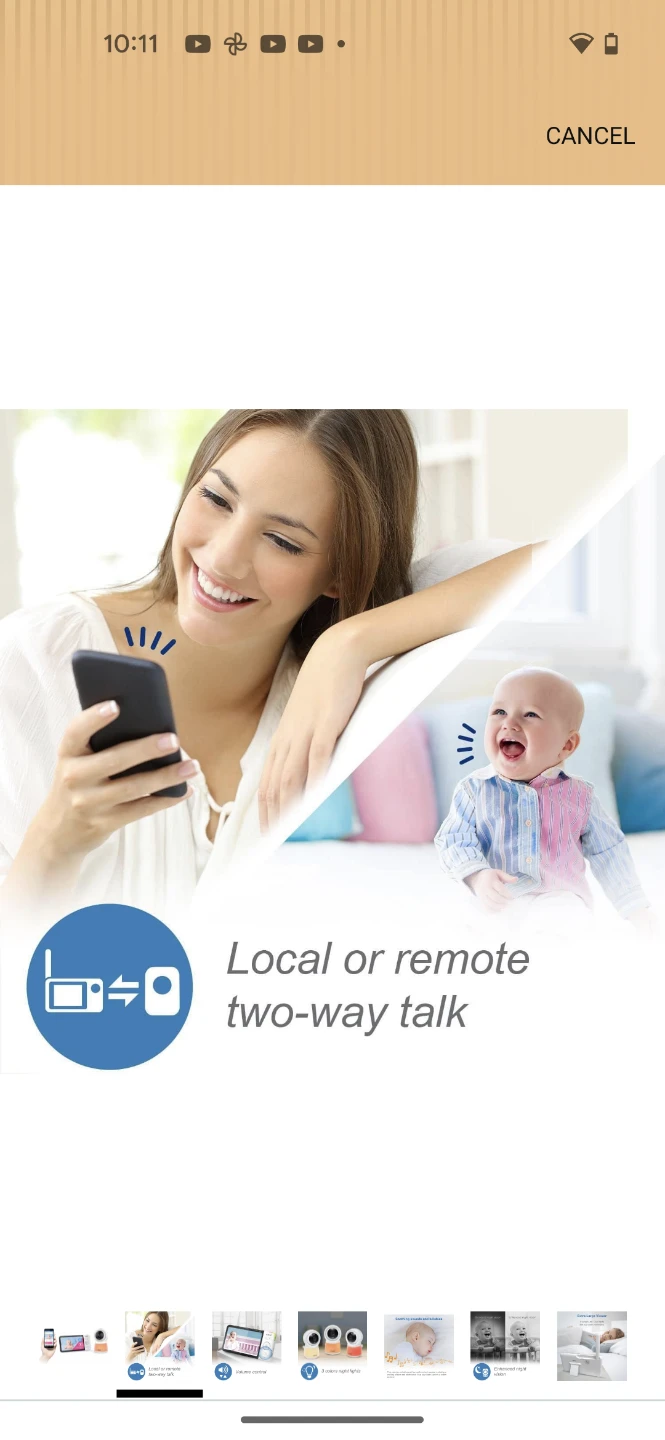 VTech RM5754HD Smart Wi-Fi Baby Monitor - photo 2