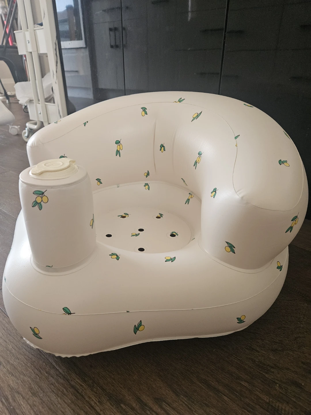 Inflatable Baby Seat with Lemon Print - photo 3