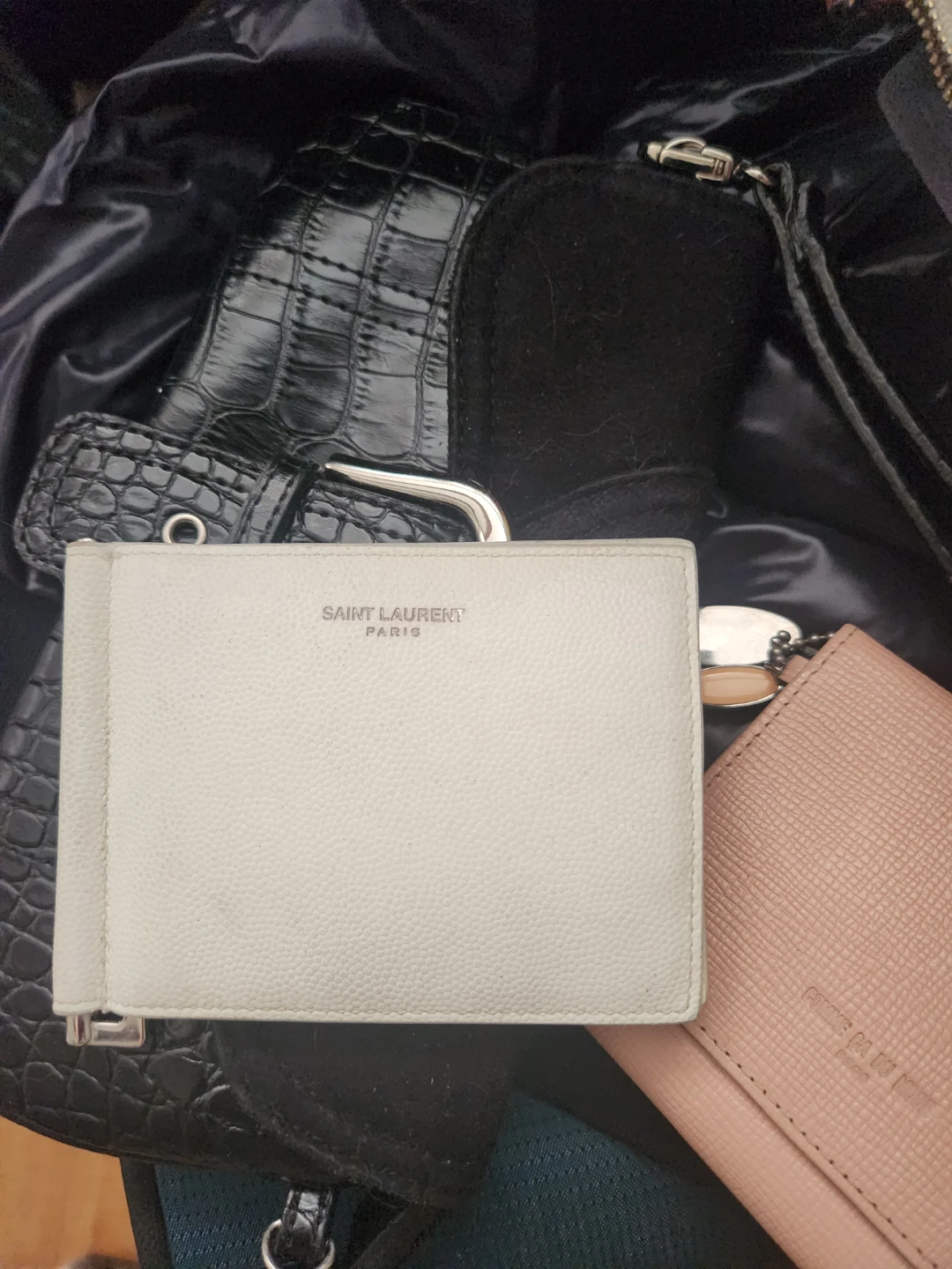Saint Laurent Paris Money Clip Wallet