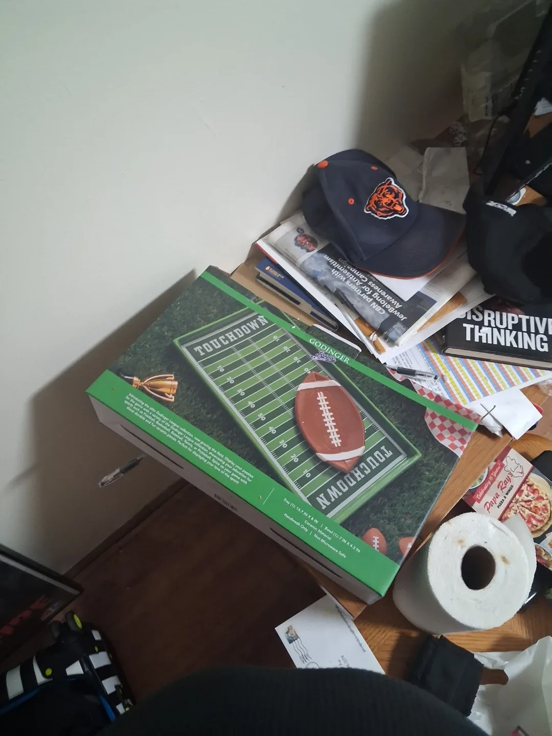 Godinger Touchdown Football Serving Tray Set